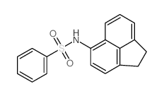 Benzenesulfonamide, N-(1,2-dihydro-5-acenaphthylenyl)-结构式
