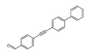 4-[2-(4-phenylphenyl)ethynyl]benzaldehyde Structure