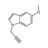 5-Methoxy-1-(2-propyn-1-yl)-1H-indole Structure