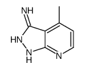 4-Methyl-1H-pyrazolo[3,4-b]pyridin-3-amine结构式