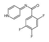 Benzamide, 2,4,5-trifluoro-N-4-pyridinyl- (9CI) structure