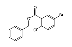 benzyl 5-bromo-2-chlorobenzoate结构式