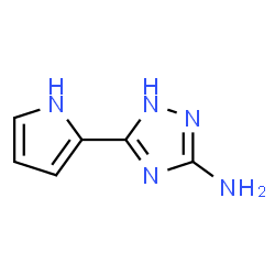 1H-1,2,4-Triazol-3-amine, 5-(1H-pyrrol-2-yl)- (9CI)结构式