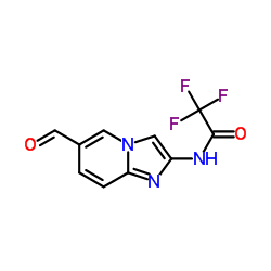 Acetamide, 2,2,2-trifluoro-N-(6-formylimidazo[1,2-a]pyridin-2-yl)-结构式