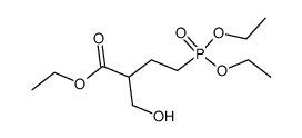 3-Diethylphosphono-1-hydroxymethylbuttersaeureethylester结构式