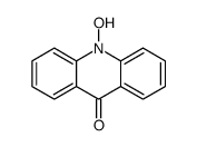 10-hydroxyacridin-9-one结构式