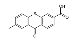 7-methyl-9-oxothioxanthene-3-carboxylic acid Structure