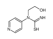 Thiourea, N-(2-hydroxyethyl)-N-4-pyridinyl- (9CI) structure