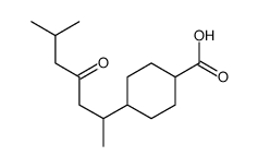 4-(6-methyl-4-oxoheptan-2-yl)cyclohexane-1-carboxylic acid结构式