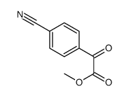 methyl 2-(4-cyanophenyl)-2-oxoacetate结构式