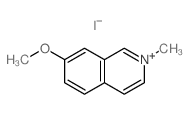 7-methoxy-2-methyl-isoquinoline结构式