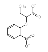 1-nitro-2-(1-nitropropylsulfanyl)benzene结构式