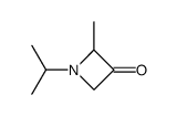 3-Azetidinone,2-methyl-1-(1-methylethyl)-(9CI) Structure