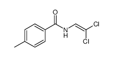 N-(2,2-dichloroethenyl)-4-methylbenzamide结构式