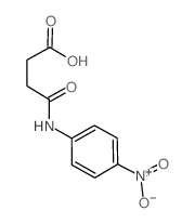 4-[(4-NITROPHENYL)AMINO]-4-OXOBUTANOIC ACID Structure