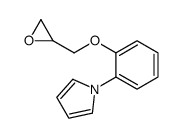 1-[2-(oxiran-2-ylmethoxy)phenyl]pyrrole Structure