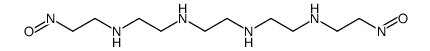 N,N'-bis[2-(2-nitrosoethylamino)ethyl]ethane-1,2-diamine结构式