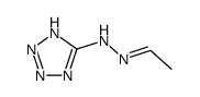 acetaldehyde (1(2)H-tetrazol-5-yl)-hydrazone结构式