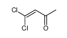 4,4-dichlorobut-3-en-2-one结构式