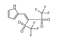 2-[2,2-bis(trifluoromethylsulfonyl)ethenyl]-1H-pyrrole Structure