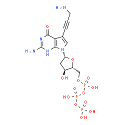 7-ap-7-Deaza-2'-dGTP·xTEA结构式