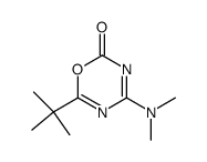 2H-1,3,5-Oxadiazin-2-one,4-(dimethylamino)-6-(1,1-dimethylethyl)- structure