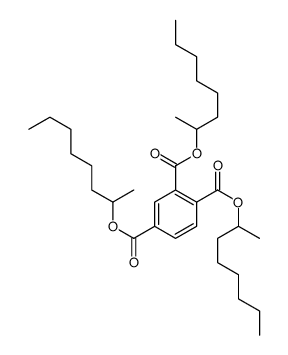 tris(1-methylheptyl) benzene-1,2,4-tricarboxylate结构式