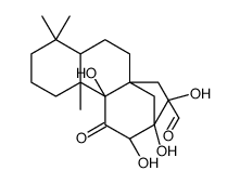 1H-2,10a-Ethanophenanthrene,kauran-17-al deriv结构式