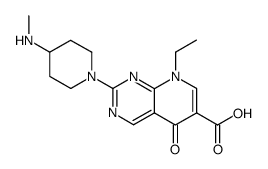 8-ethyl-2-(4-methylamino-piperidin-1-yl)-5-oxo-5,8-dihydro-pyrido[2,3-d]pyrimidine-6-carboxylic acid结构式