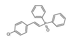 4-Chlor-ω-diphenylphosphinyl-trans-styren结构式