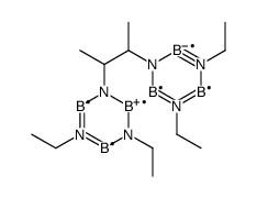 1-[3-(3,5-diethyl-1,3,5,2λ2,4λ2,6λ2-triazatriborinan-1-yl)butan-2-yl]-3,5-diethyl-1,3,5,2λ2,4λ2,6λ2-triazatriborinane Structure