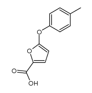 5-p-tolyloxy-furan-2-carboxylic acid结构式