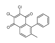 2,3-dichloro-6-methyl-5-phenylnaphthalene-1,4-dione结构式