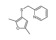 2-[(2,5-dimethylfuran-3-yl)sulfanylmethyl]pyridine Structure