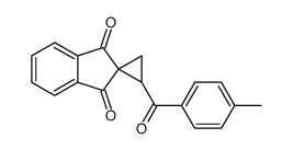 2-(4-methylbenzoyl)spiro[cyclopropane-1,2'-indene]-1',3'-dione结构式