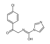 N-[2-(4-chlorophenyl)-2-oxoethyl]imidazole-1-carboxamide结构式