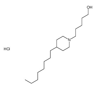 5-(4-octylpiperidin-1-yl)pentan-1-ol,hydrochloride Structure