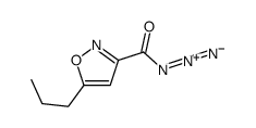 5-propyl-1,2-oxazole-3-carbonyl azide Structure