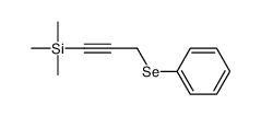 trimethyl(3-phenylselanylprop-1-ynyl)silane Structure