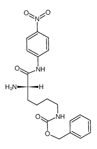 H-Lyz(Z)-pNA结构式