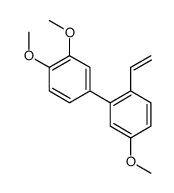 2-(3,4-dimethoxyphenyl)-1-ethenyl-4-methoxybenzene Structure