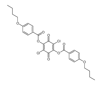2,5-Dichlor-3,6-bis-(p-butyloxybenzoyloxy)-1,4-benzochinon Structure