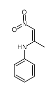 N-(1-nitroprop-1-en-2-yl)aniline结构式