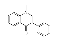 1-methyl-3-pyridin-2-ylquinolin-4-one Structure