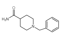 1-苄基哌啶-4-羧酰胺结构式