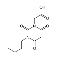 2-(3-butyl-2,4,6-trioxo-1,3-diazinan-1-yl)acetic acid Structure