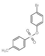 1-bromo-4-(4-methylphenyl)sulfonyloxy-benzene结构式