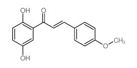 (E)-1-(2,5-dihydroxyphenyl)-3-(4-methoxyphenyl)prop-2-en-1-one Structure