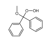 (hydroperoxy-methoxy-phenylmethyl)benzene Structure
