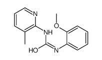 1-(2-methoxyphenyl)-3-(3-methylpyridin-2-yl)urea Structure